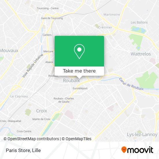 Paris Store map