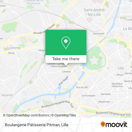Boulangerie Pâtisserie Pitman map