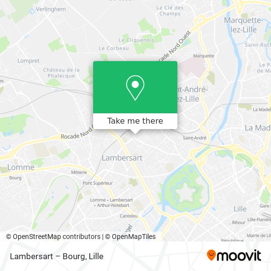 Lambersart – Bourg map