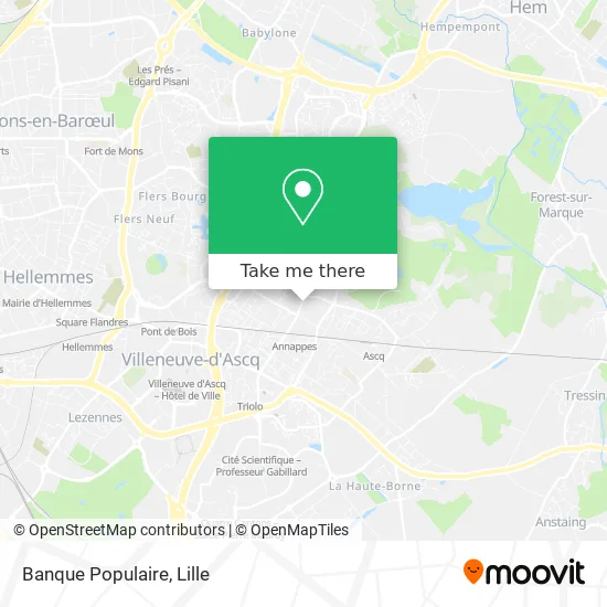 Banque Populaire map