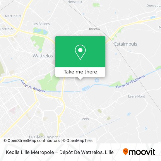 Keolis Lille Métropole – Dépôt De Wattrelos map