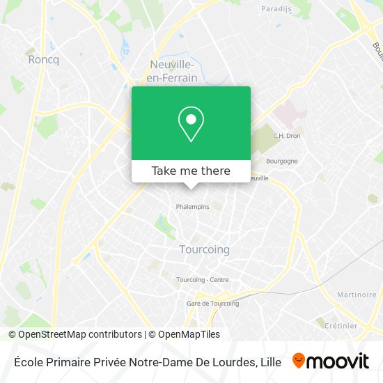 Mapa École Primaire Privée Notre-Dame De Lourdes