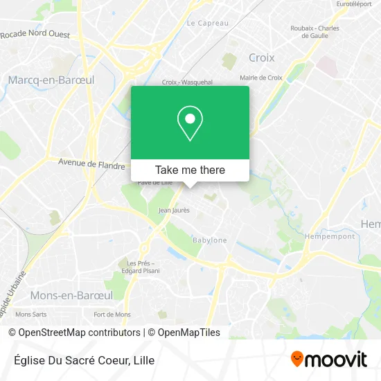Église Du Sacré Coeur map