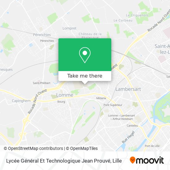 Mapa Lycée Général Et Technologique Jean Prouvé
