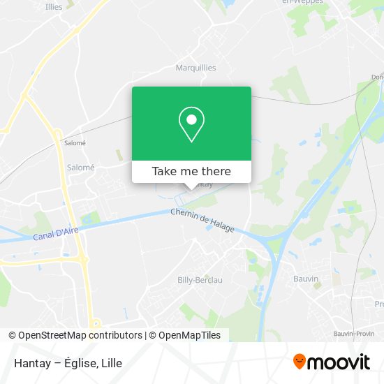 Hantay – Église map
