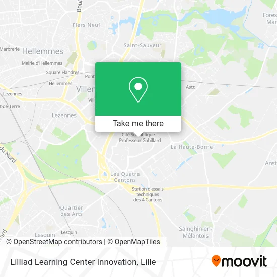 Lilliad Learning Center Innovation map