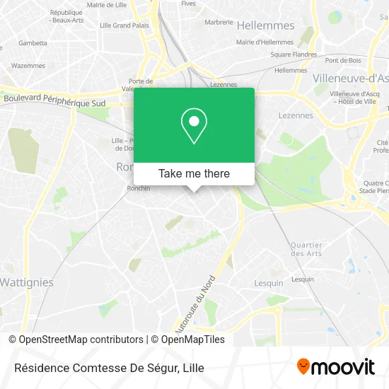 Résidence Comtesse De Ségur map