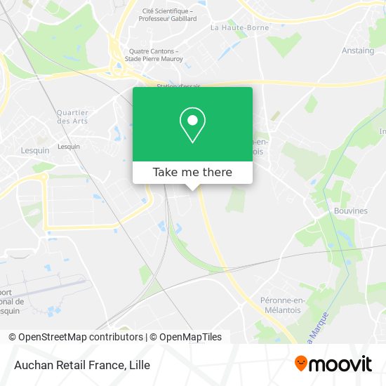 Auchan Retail France map