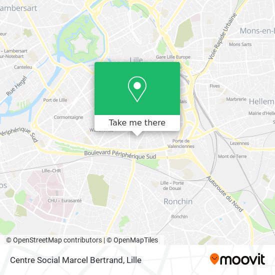 Centre Social Marcel Bertrand map
