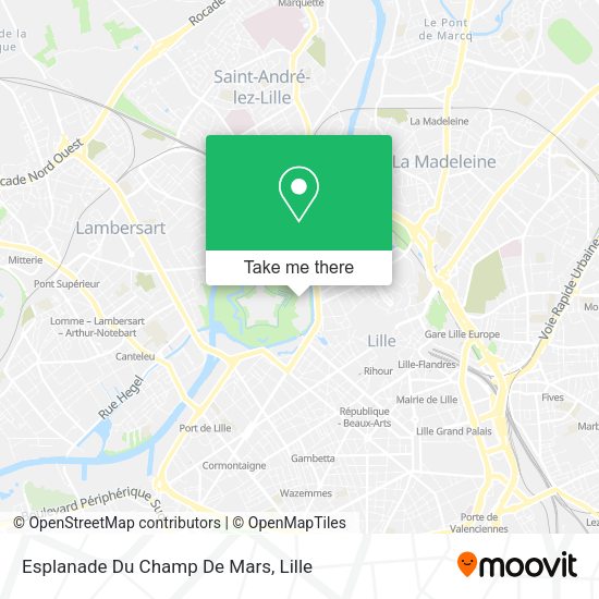 Esplanade Du Champ De Mars map
