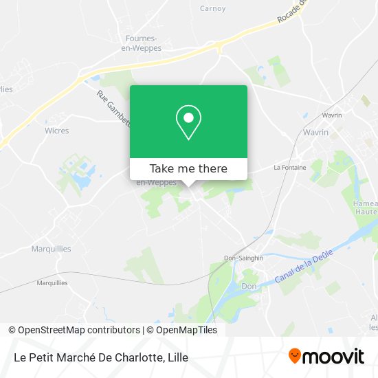 Le Petit Marché De Charlotte map