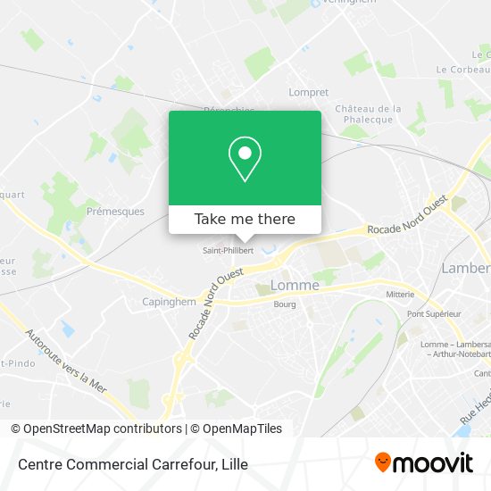 Centre Commercial Carrefour map