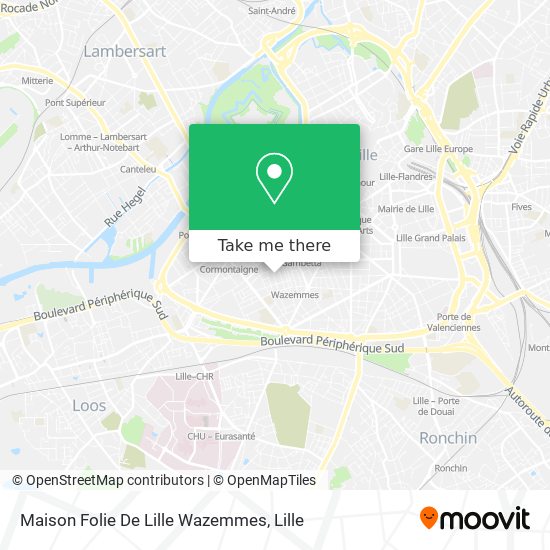 Maison Folie De Lille Wazemmes map