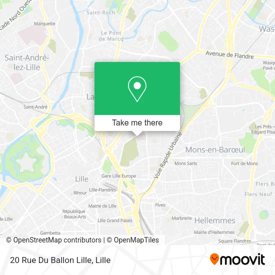 20 Rue Du Ballon Lille map
