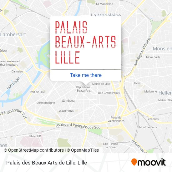 Palais des Beaux Arts de Lille map