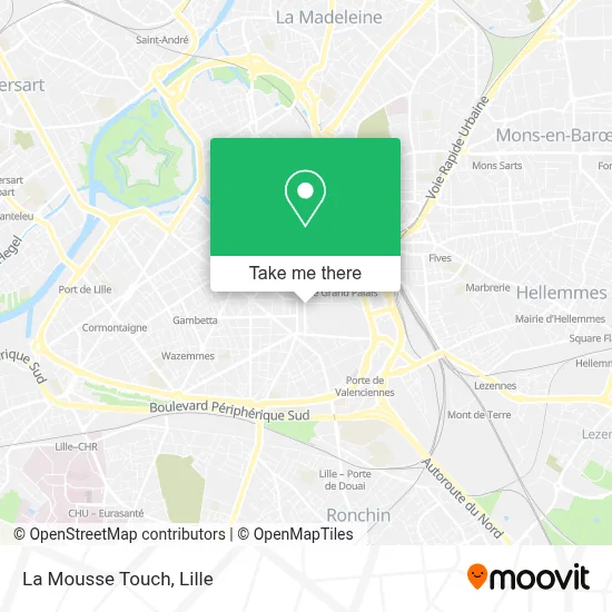 La Mousse Touch map