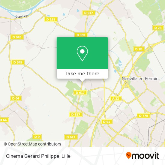 Mapa Cinema Gerard Philippe