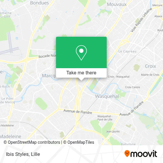 Ibis Styles map