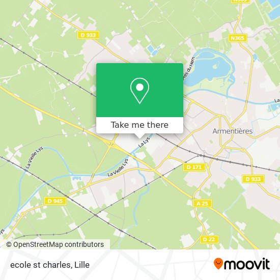 Mapa ecole st charles