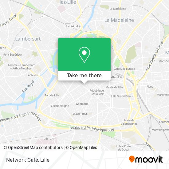 Mapa Network Café
