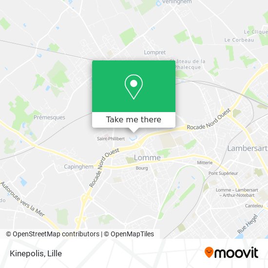 Kinepolis map