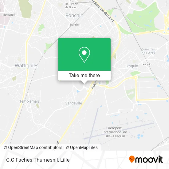 C.C Faches Thumesnil map