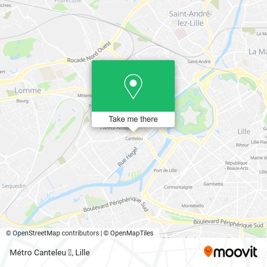 Métro Canteleu ➋ map