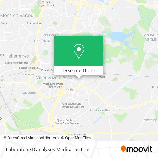 Laboratoire D'analyses Medicales map