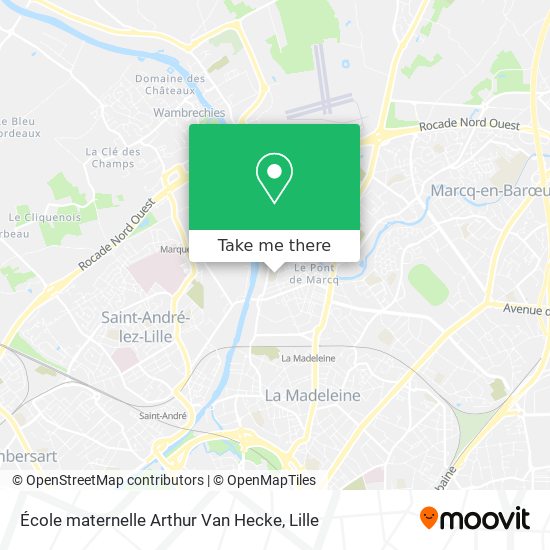 École maternelle Arthur Van Hecke map