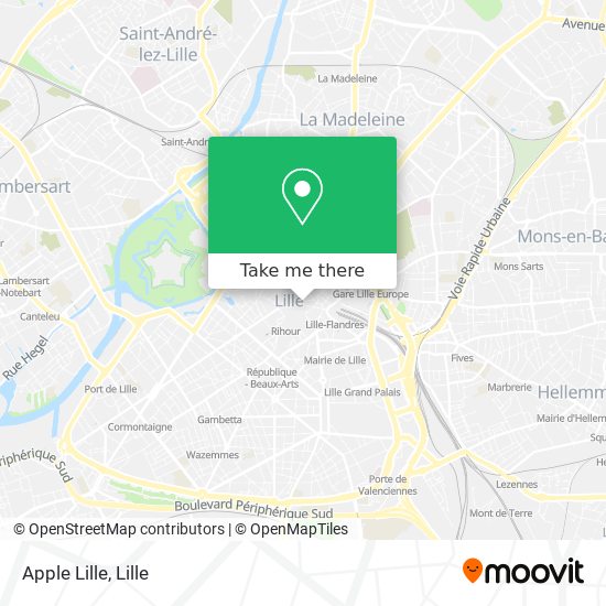 Apple Lille map