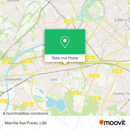 Marche Aux Puces map