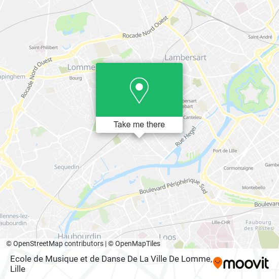 Ecole de Musique et de Danse De La Ville De Lomme map