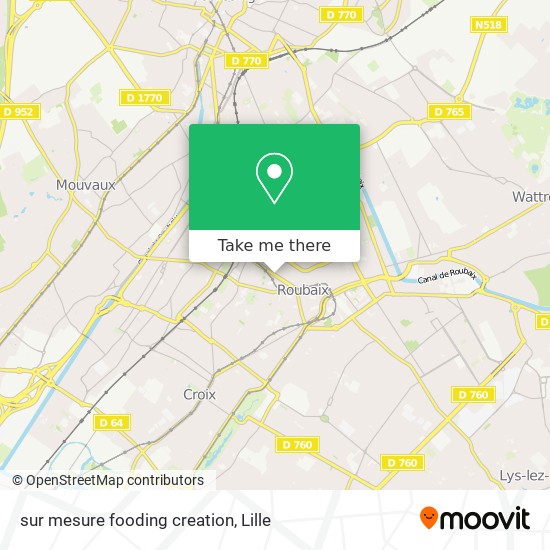 sur mesure fooding creation map