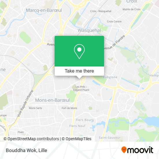 Bouddha Wok map