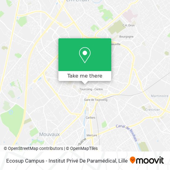 Ecosup Campus - Institut Privé De Paramédical map