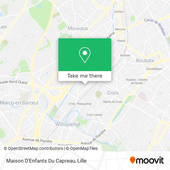 Maison D'Enfants Du Capreau map
