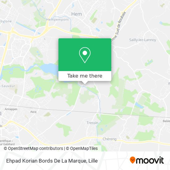 Ehpad Korian Bords De La Marque map