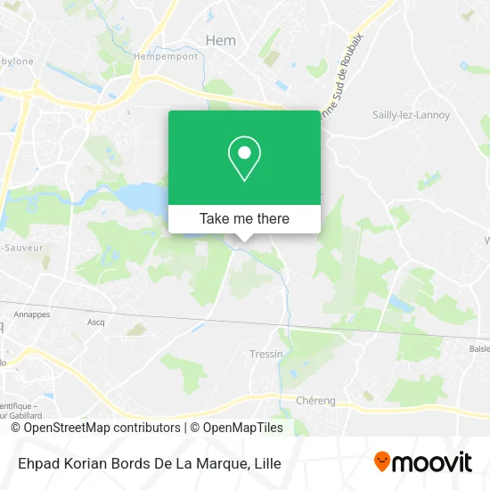 Ehpad Korian Bords De La Marque map