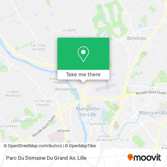 Mapa Parc Du Domaine Du Grand Air