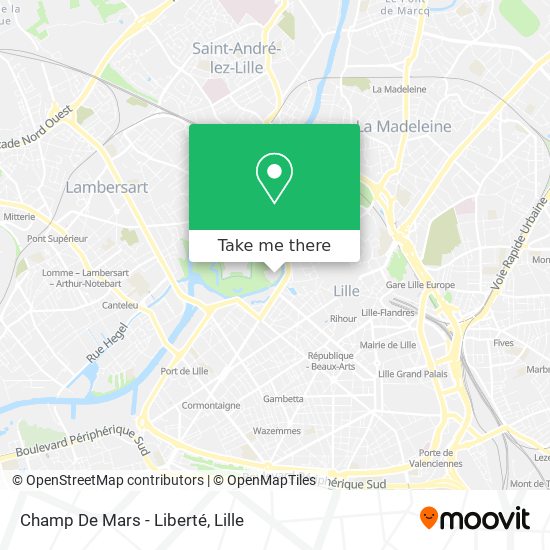 Champ De Mars - Liberté map