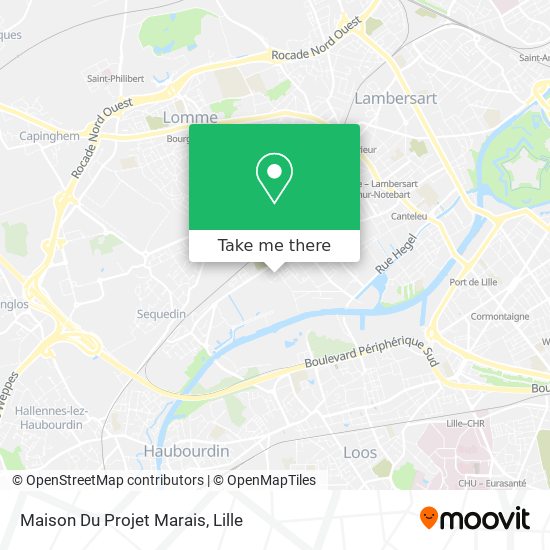 Maison Du Projet Marais map