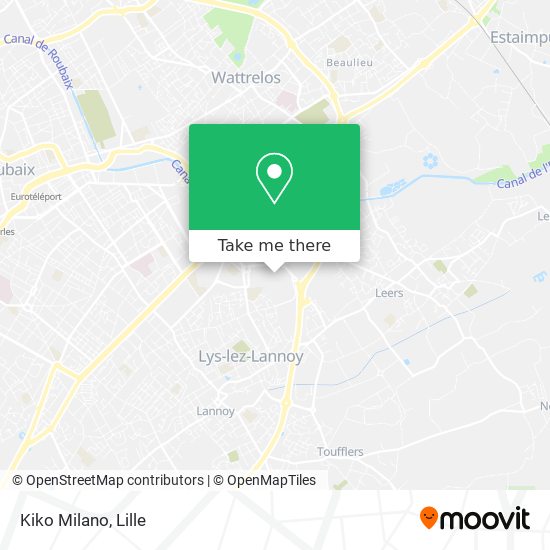 Kiko Milano map