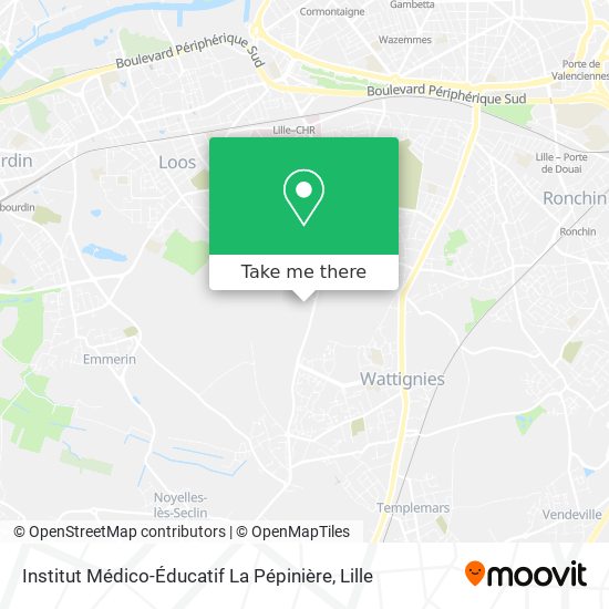 Institut Médico-Éducatif La Pépinière map