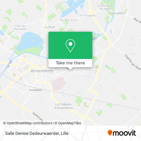 Salle Denise Dedeurwaerder map