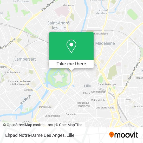 Mapa Ehpad Notre-Dame Des Anges