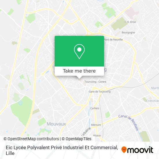 Eic Lycée Polyvalent Privé Industriel Et Commercial map