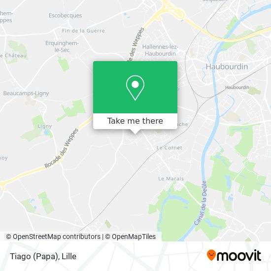 Tiago (Papa) map