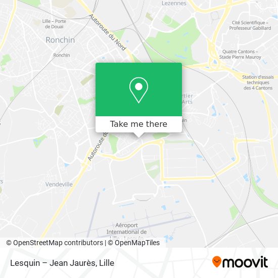 Lesquin – Jean Jaurès map