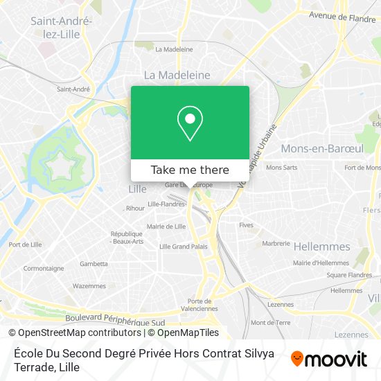 École Du Second Degré Privée Hors Contrat Silvya Terrade map