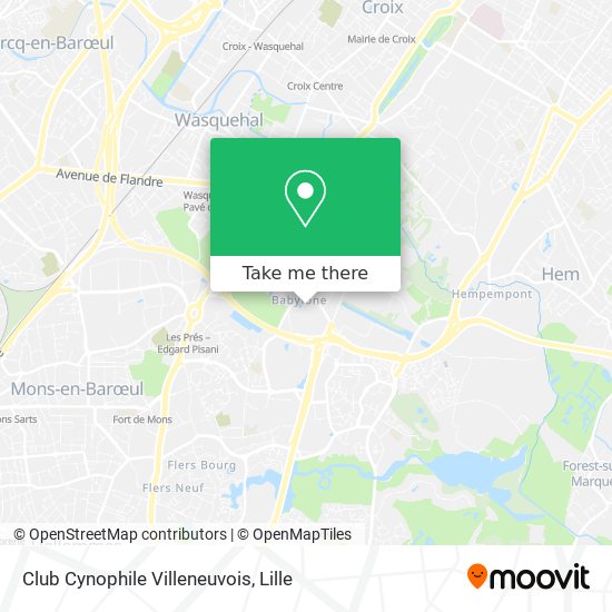 Club Cynophile Villeneuvois map